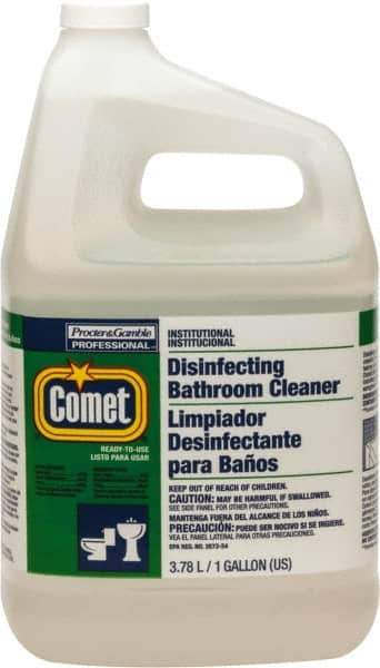 Comet USA LLC - 1 Gal Jug Liquid Bathroom Cleaner - Pleasant Scent, Disinfectant, General Purpose Cleaner - Best Tool & Supply