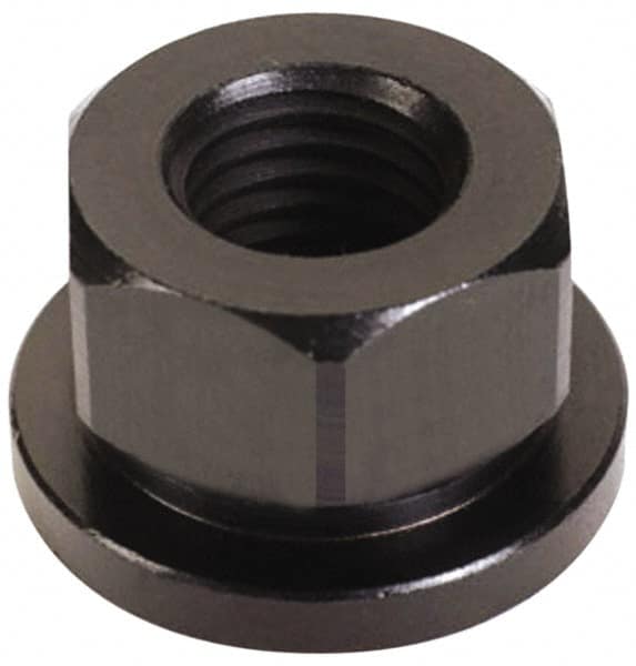 TE-CO - 1/4-20, 5/8" Flange Diam, 5/16" High, 1/2" Across Flats, Flange Nut - Best Tool & Supply