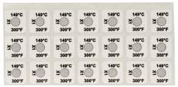 Tempil - 149°C Temp Indicating Label - 1 Rating - Best Tool & Supply