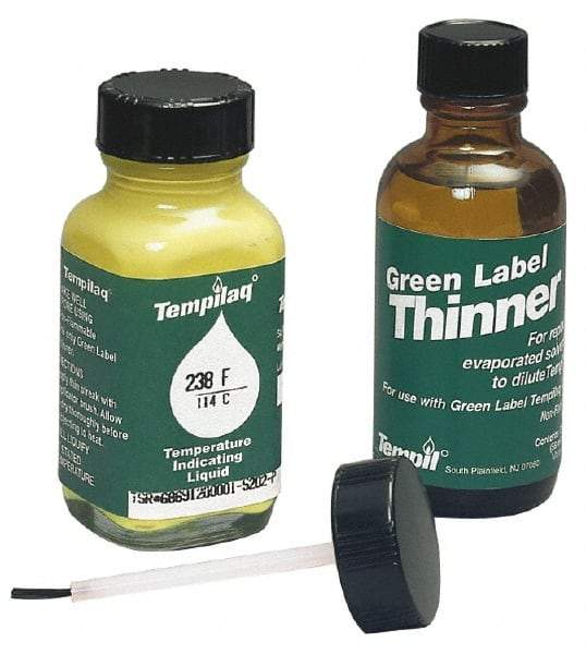 Tempil - 1,150°F Temp Indicating Liquid - 2 Ounce Container, 621°C - Best Tool & Supply