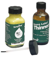 Tempil - 1,250°F Temp Indicating Liquid - 2 Ounce Container, 677°C - Best Tool & Supply