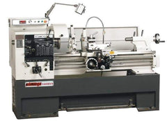 Vectrax - 14" Swing, 39-5/16" Between Centers, 220 Volt, Triple Phase Engine Lathe - 7MT Taper, 5 hp, 20 to 2,500 RPM, 2" Bore Diam, 45" Deep x 68" High x 90" Long - Best Tool & Supply