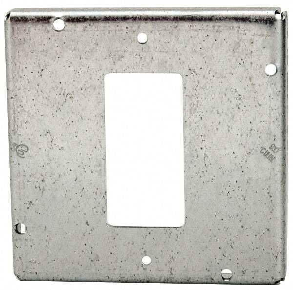 Cooper Crouse-Hinds - Electrical Outlet Box Steel Square Surface Cover - Best Tool & Supply