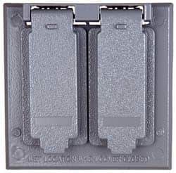 Cooper Crouse-Hinds - Electrical Outlet Box Aluminum Weatherproof Cover - Includes Gasket - Best Tool & Supply