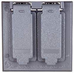 Cooper Crouse-Hinds - Electrical Outlet Box Aluminum Weatherproof Cover - Includes Gasket - Best Tool & Supply