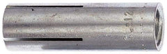 Red Head - 1" Diam, 1" Drill, 1-1/2" Min Embedment Drop-In Concrete Anchor - 303, 18-8 Stainless Steel, Slotted Drive, 1-1/4" Thread Length - Best Tool & Supply