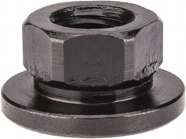 TE-CO - M8x1.25, 19mm Flange Diam, 10mm High, 13mm Across Flats, Flange Nut - Best Tool & Supply