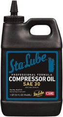 CRC - Bottle, ISO 100, SAE 30W, Air Compressor Oil - Best Tool & Supply