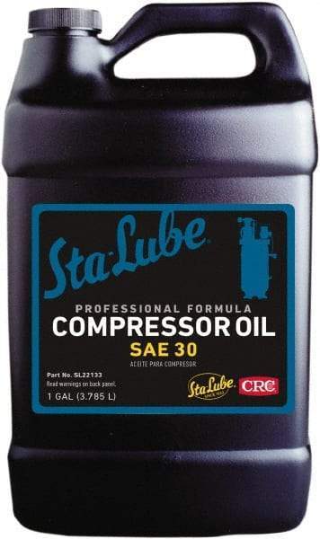 CRC - 1 Gal Bottle, ISO 100, SAE 30W, Air Compressor Oil - Best Tool & Supply