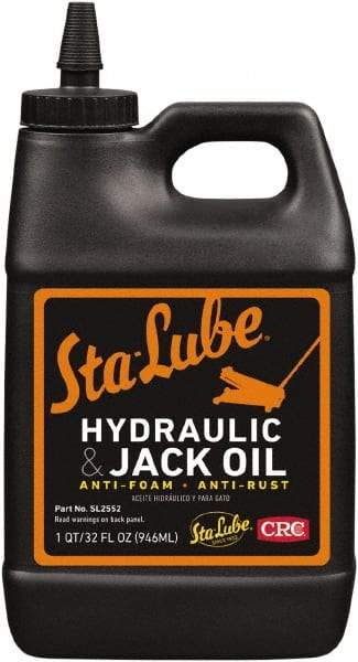 CRC - 1 Qt Bottle Petroleum Oil Hydraulic Oil - 0150°F, SAE 20, ISO 46, 49.5 to 58 cPs40 C cP - Best Tool & Supply