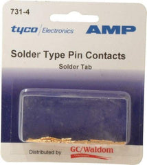 Tyco/Amp - 18 AWG Wire Modular Receptacle Plug Connector Pin Solder Cup Contact - Best Tool & Supply