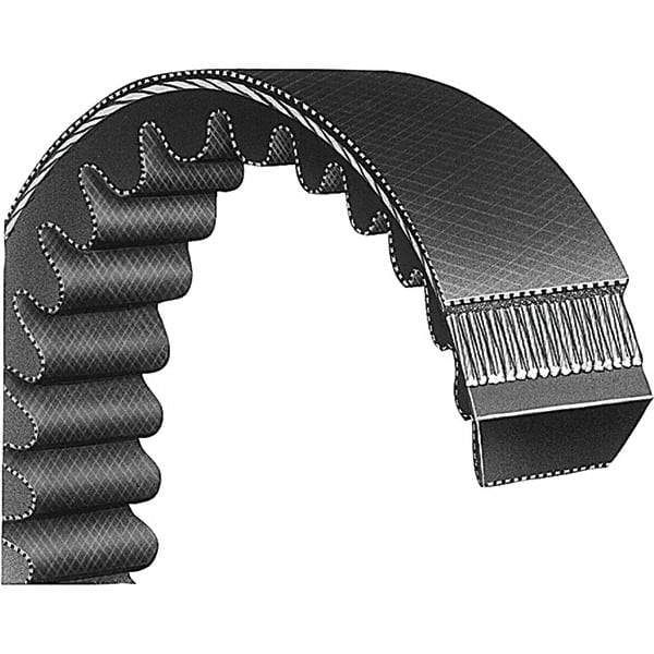 Bando - Section V, 2-7/8" Wide, 67" Outside Length, V-Belt - Neoprene Rubber, Black, Variable Speed, No. 4630V663 - Best Tool & Supply