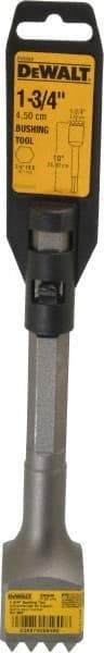 DeWALT - 1-3/4" Head Width, 10" OAL, 1" Shank Diam, Bushing Tool Chisel - Hex Shank, Steel - Best Tool & Supply