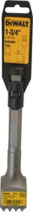 DeWALT - 1-3/4" Head Width, 10" OAL, 1" Shank Diam, Bushing Tool Chisel - Hex Shank, Steel - Best Tool & Supply