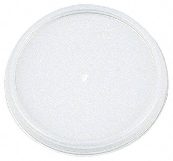 DART - Dart Lids for 12 oz Hot/Cold Foam Cups, Vented - White - Best Tool & Supply