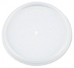 DART - Dart Lids for 12 oz Hot/Cold Foam Cups, Vented - White - Best Tool & Supply