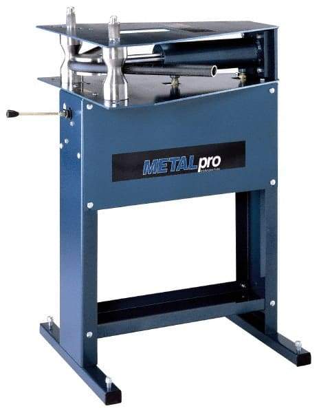 Metalpro - 1/4 to 2 Inch (Schedule 80) Pipe Capacity, Hydraulic Power Pipe Bender - 27 Inch Wide x 26 Inch Overall Depth x 43 Inch Overall Height, 2 Inch Square Tube Capacity, 110 Voltage - Best Tool & Supply