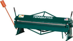 Tennsmith - 48-1/4 Inch Bending Length, Bench Machine Hand Brake - 61 Inch Wide, 22 Inch Deep, 31 Inch High - Best Tool & Supply