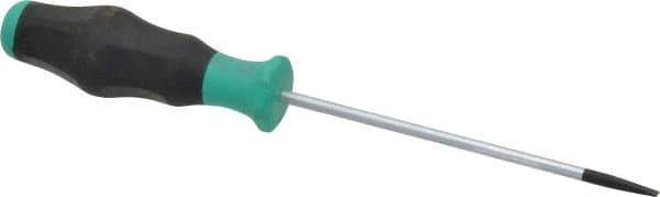 Wera - 181mm OAL Standard Slotted Screwdriver - 100mm Blade Length, Round Shank, Ergonomic Handle - Best Tool & Supply