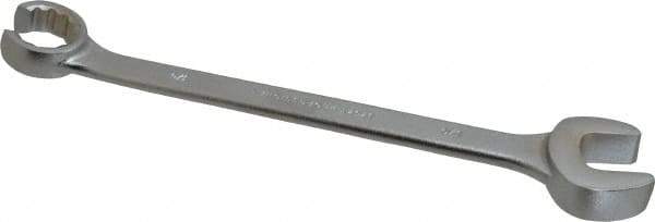 Proto - 3/4 x 3/4", Satin Finish, Combination Flare Nut Wrench - 12 Points, 9-3/16" OAL, Steel, Double End Head - Best Tool & Supply