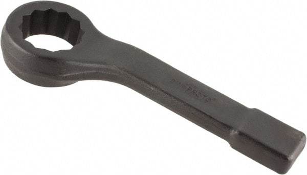 Proto - 2-13/16" 12 Point Striking Box Wrench - Single End, 4-5/8" Head Diam x 1-7/8" Head Thickness, 15-3/4" OAL, Steel, Black Finish - Best Tool & Supply