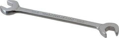 Proto - 9mm Standard Open End Wrench - 4" OAL, Double End, Chrome Finish, 15° & 60° Head Angle - Best Tool & Supply