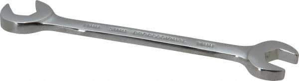 Proto - 11mm Standard Open End Wrench - 5" OAL, Double End, Chrome Finish, 15° & 60° Head Angle - Best Tool & Supply