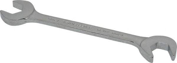 Proto - 14mm Standard Open End Wrench - 5-49/64" OAL, Double End, Chrome Finish, 15° & 60° Head Angle - Best Tool & Supply