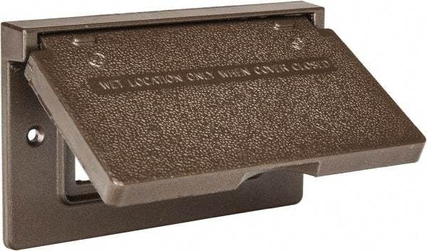 Cooper Crouse-Hinds - Electrical Outlet Box Aluminum Weatherproof Cover - Includes Gasket - Best Tool & Supply