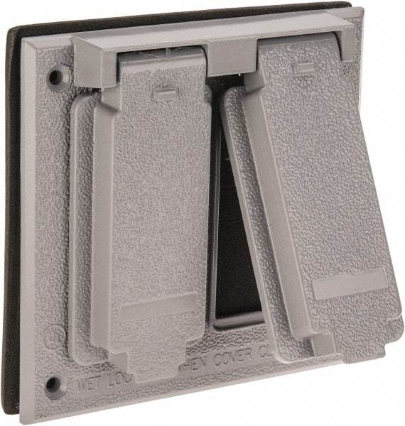 Cooper Crouse-Hinds - Electrical Outlet Box Aluminum Weatherproof Cover - Includes Gasket - Best Tool & Supply