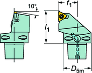 C5-266RFGZ35060-22 CoroThread® 266 Coromant Capto® Toolholder - Best Tool & Supply