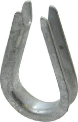 Value Collection - 3/16" Wire Rope Thimble Clip - Steel, Galvanized - Best Tool & Supply