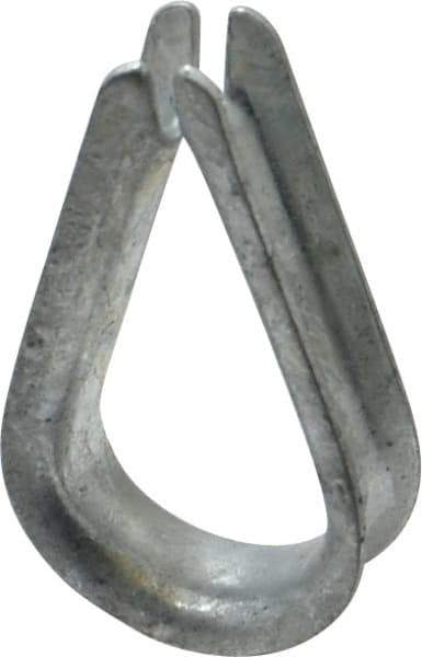 Value Collection - 5/16" Wire Rope Thimble Clip - Steel, Galvanized - Best Tool & Supply