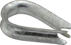 Value Collection - 3/8" Wire Rope Thimble Clip - Steel, Galvanized - Best Tool & Supply