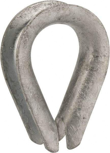 Value Collection - 5/8" Wire Rope Thimble Clip - Steel, Galvanized - Best Tool & Supply