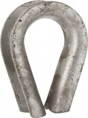 Value Collection - 7/8" Wire Rope Thimble Clip - Steel, Galvanized - Best Tool & Supply