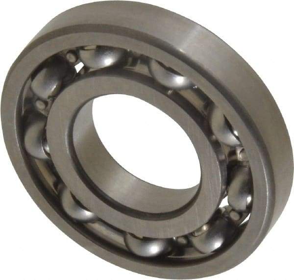 SKF - 3/4" Bore Diam, 1-5/8" OD, Open Deep Groove Radial Ball Bearing - 5/16" Wide, 1 Row, Round Bore, 1,150 Lb Static Capacity, 2,100 Lb Dynamic Capacity - Best Tool & Supply