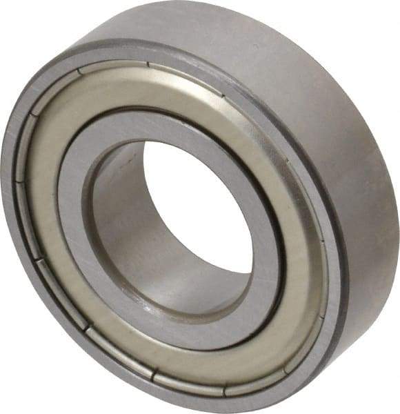 SKF - 3/4" Bore Diam, 1-5/8" OD, Double Shield Deep Groove Radial Ball Bearing - 7/16" Wide, 1 Row, Round Bore, 1,150 Lb Static Capacity, 2,100 Lb Dynamic Capacity - Best Tool & Supply