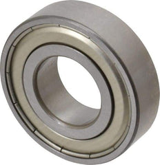 SKF - 3/4" Bore Diam, 1-5/8" OD, Double Shield Deep Groove Radial Ball Bearing - 7/16" Wide, 1 Row, Round Bore, 1,150 Lb Static Capacity, 2,100 Lb Dynamic Capacity - Best Tool & Supply