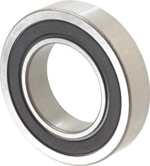 SKF - 1-1/4" Bore Diam, 2-1/4" OD, Double Seal Deep Groove Radial Ball Bearing - 1/2" Wide, 1 Row, Round Bore, 2,090 Lb Static Capacity, 3,150 Lb Dynamic Capacity - Best Tool & Supply