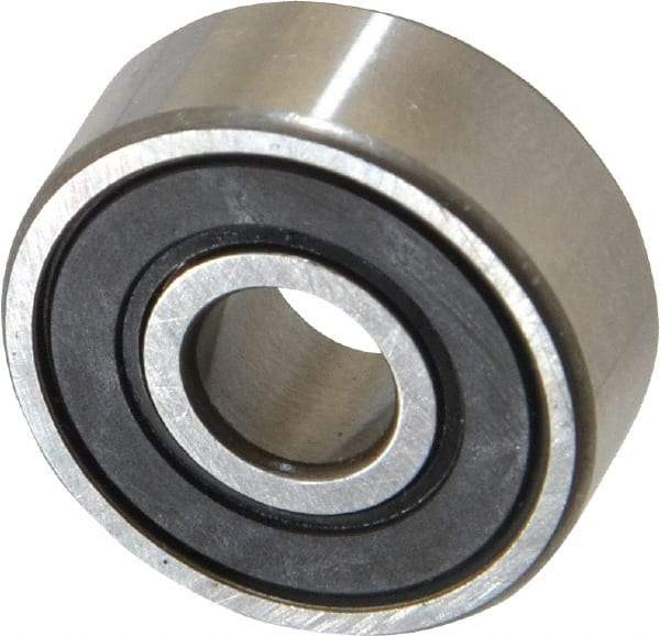 SKF - 1/4" Bore Diam, 3/4" OD, Double Seal Deep Groove Radial Ball Bearing - 9/32" Wide, 1 Row, Round Bore, 261 Lb Static Capacity, 632 Lb Dynamic Capacity - Best Tool & Supply