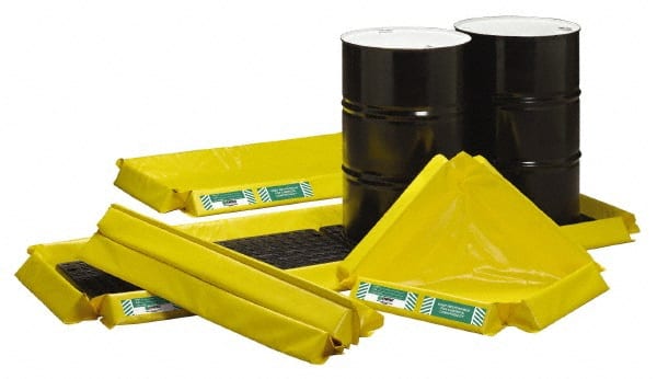 Enpac - Spill Pallets, Platforms, Sumps & Basins Number of Drums: 8 Sump Capacity (Gal.): 80.00 - Best Tool & Supply