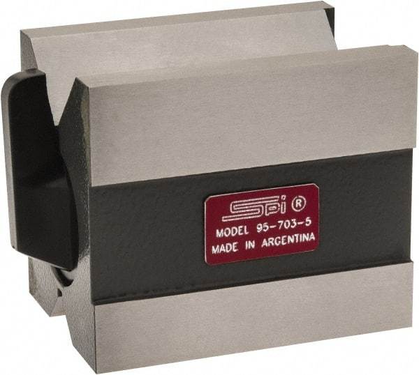 SPI - 0.19 to 1-3/4" Capacity, 90° Angle, Hardened Steel V-Block - 2-3/4" Long x 2" Wide x 2-3/8" High, Sold as Individual - Best Tool & Supply