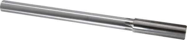 Made in USA - 3/4" Carbide-Tipped 6 Flute Chucking Reamer - Straight Flute, 5/8" Straight Shank, 2-1/2" Flute Length, 9-1/2" OAL - Best Tool & Supply