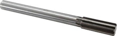 Made in USA - 1-1/16" Carbide-Tipped 8 Flute Chucking Reamer - Straight Flute, 7/8" Straight Shank, 2-3/4" Flute Length, 10-1/2" OAL - Best Tool & Supply