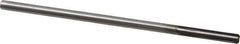 Made in USA - 1/4" Carbide-Tipped 4 Flute Chucking Reamer - Straight Flute, 1-1/2" Straight Shank, 1-1/2" Flute Length, 6" OAL - Best Tool & Supply