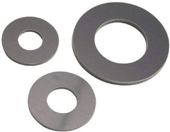 Made in USA - 3/8" Screw, Grade Gray PVC Standard Flat Washer - 0.437" ID x 1" OD, 0.062" Thick, Plain Finish - Best Tool & Supply