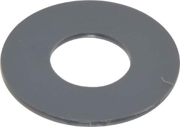 Made in USA - 1/2" Screw, Grade Gray PVC Standard Flat Washer - 0.562" ID x 1-1/4" OD, 0.062" Thick, Plain Finish - Best Tool & Supply