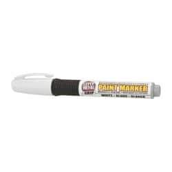 Super Met-Al - White Paint Marker - Fiber Tip, Oil Based - Best Tool & Supply