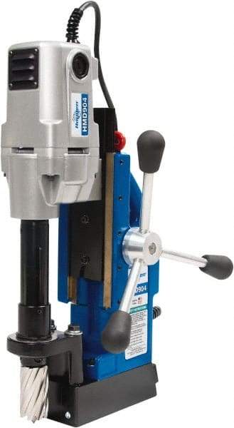 Hougen - 3/4" Chuck, Portable Magnetic Drill Press - 450 RPM, 120 Volts - Best Tool & Supply